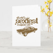 1967年のポンティアクGTO カード (黄色い花)