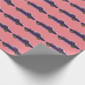 1967年のヴィンテージコルベット ラッピングペーパー (角)