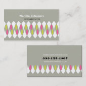 1967年の名刺 名刺 (正面/裏面)