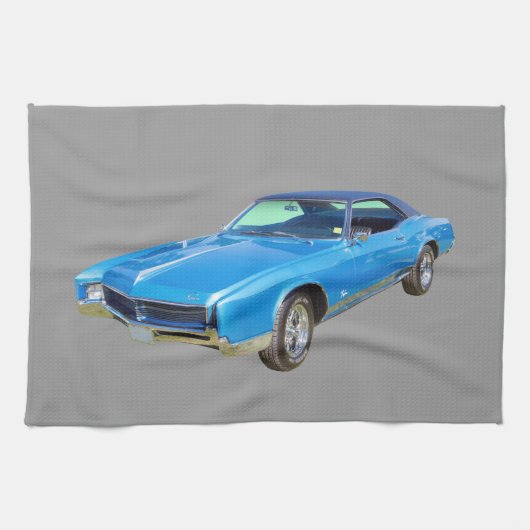 1967年のBuick Riviera筋肉車 キッチンタオル (横)