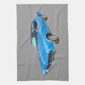 1967年のBuick Riviera筋肉車 キッチンタオル (縦)