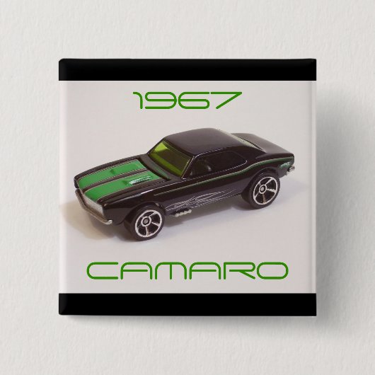 1967年のCamaro 缶バッジ (正面)