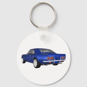 1967年のCamaro SS: 青い終わり: 3Dモデル: キーホルダー