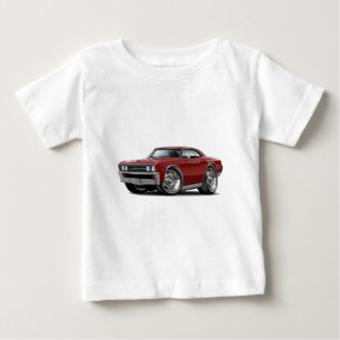 1967年のChevelleのあずき色車 ベビーTシャツ