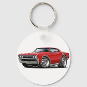 1967年のChevelleの赤車 キーホルダー
