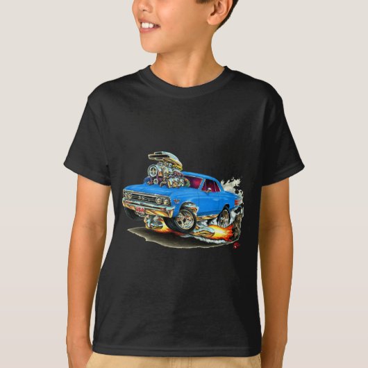 1967年のChevelleの青車 Tシャツ (正面)