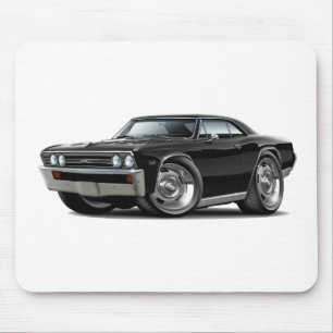 1967年のChevelleの黒い車 マウスパッド