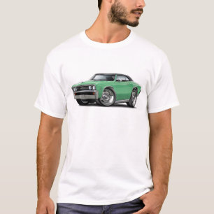 1967年のChevelleのLt Green Black Top Tシャツ