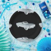 1967年のChevy Camaro RS筋肉車のポップアート ペーパープレート (パーティー)