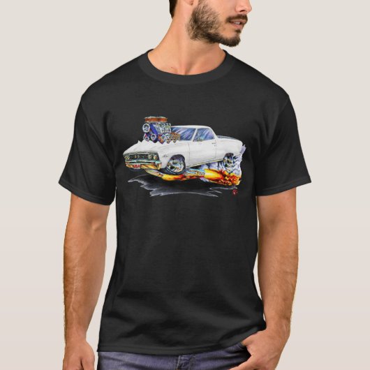 1967年のEl Caminoの白のトラック Tシャツ (正面)