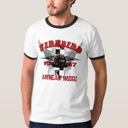 1967年のFirebirdのグラフィックのTシャツ Tシャツ (正面)