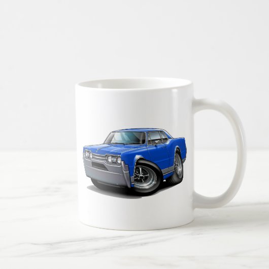 1967年のOldsのカットラスの青車 コーヒーマグカップ (右)