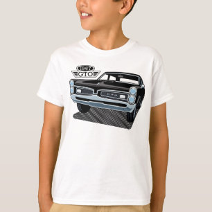 1967年ポンティアックGTOブラック Tシャツ