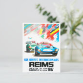 1967年ランス12時間グランプリ ポストカード (スタンド正面)