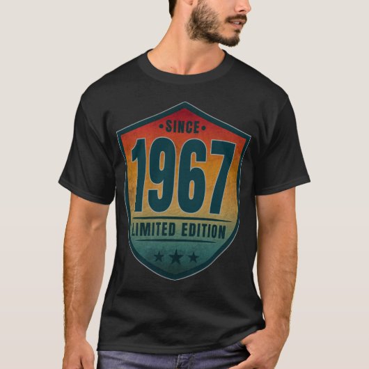 1967年以来 限定版 ヴィンテージ レトロ 日没  Tシャツ (正面)