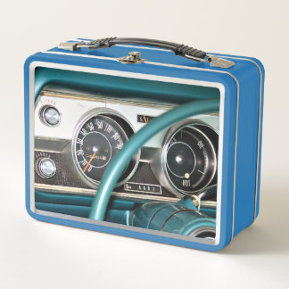 1967年製クラシックカーのダッシュボード メタルランチボックス