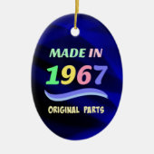 1967年製、カラフル セラミックオーナメント (正面)