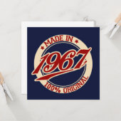 1967年製 カード (正面/裏面インサイチュ)