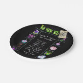 1967年誕生日トリビア豆知識 紙皿 (アングル)