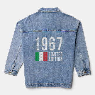 1967年限定版イタリア国旗の誕生日 デニムジャケット