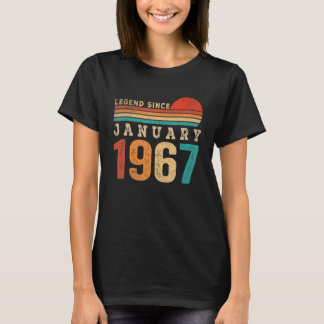1967年1月以来の伝説 56歳 56歳の誕生日 Tシャツ