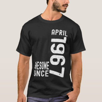 1967年4月生まれ 1967年4月 誕生日おめでとう Tシャツ