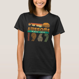 1967年6月以来 誕生日 おめでとう メンズ レディース用 Tシャツ