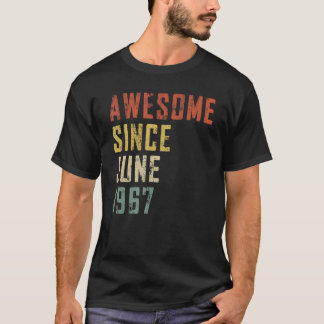 1967年6月以素晴らし降55歳 Tシャツ