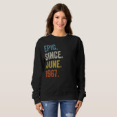 1967年6月55誕生日以来55歳の叙事詩 スウェットシャツ (正面フル)