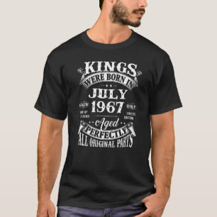 1967年7月のメンス55生まれ期誕生日王55 Tシャツ