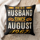 1967年8月以来最高の夫 面白い記念日 クッション (ブランケット)