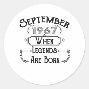 1967年9月伝説生まれの時 ラウンドシール