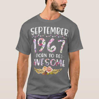 1967年9月生まれハッピーバースデー素晴らし5 Tシャツ