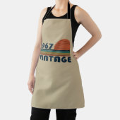 1967生まれ年のヴィンテージ誕生日ギフト エプロン (インサイチュ)
