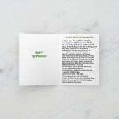 1967生まれ年の誕生日おもしろい事実 カード (内部)