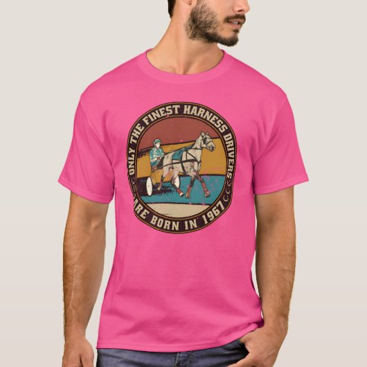 1967生まれ年の誕生日友達のHorsesrotingDrivers Tシャツ (正面)