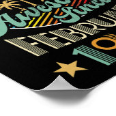 1967素晴らし年2月55日誕生日ヴィンテージ ポスター (角)