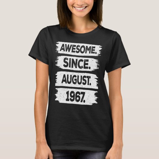 1967素晴らし年56歳56歳から Tシャツ (正面)