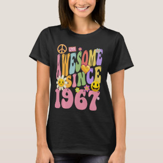 1967誕生日ヴィンテージヒッピーレトロ素晴らし1以降 Tシャツ