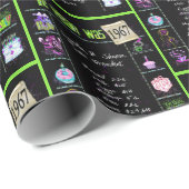 1967誕生日年トリビア ラッピングペーパー (ロールコーナー)