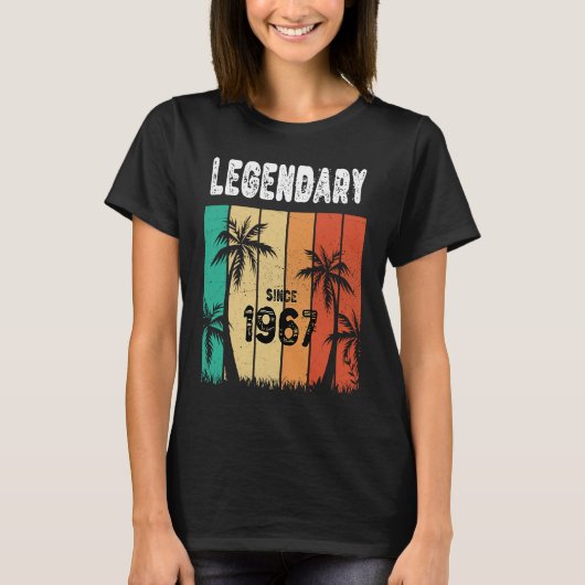 1967誕生日55誕生日 Tシャツ (正面)