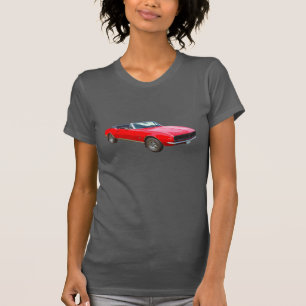 1967赤く変換可能なCamaro筋肉車 Tシャツ