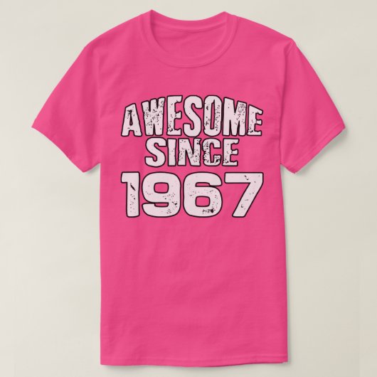 19671素晴らし年以来 Tシャツ (デザイン正面)