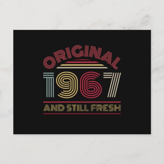 1967 55. Birthday ポストカード (正面)