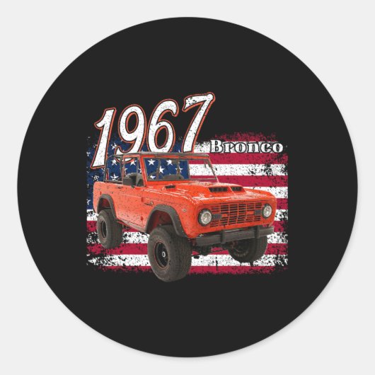 1967 67ブロンコSuv車 ラウンドシール (正面)