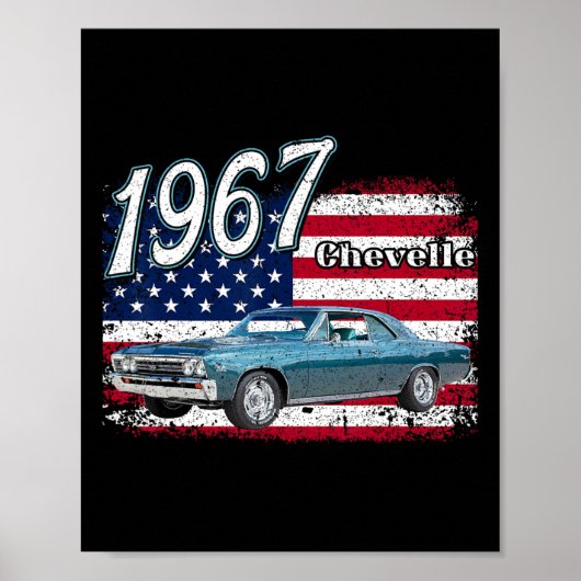 1967 67 Gtx 4th Of 7月アメリカ ポスター (正面)
