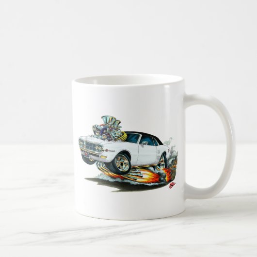 1967-68年のFirebirdの白黒い上 コーヒーマグカップ (右)