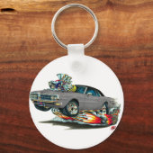 1967-68 Firebird灰色 – 黒トップ キーホルダー (正面)