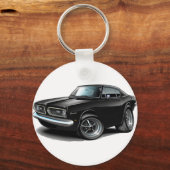 1967-69バラクーダブラックカー キーホルダー (正面)