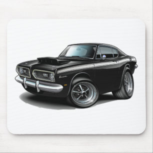 1967-69年のカマスの白黒車 マウスパッド